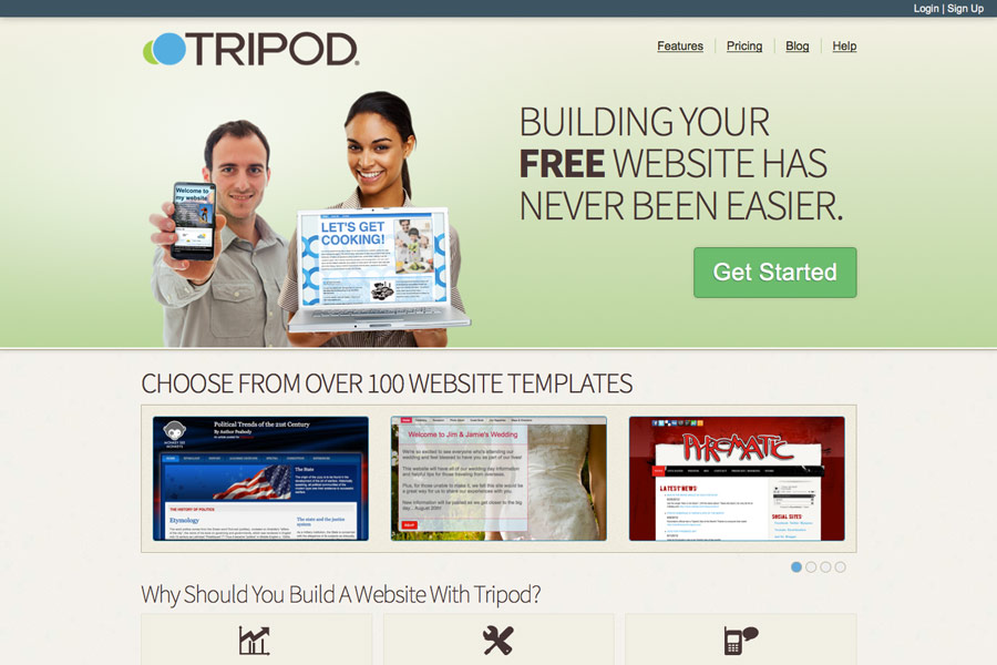 tripod.com screen shot